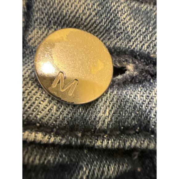 Mossimo Womens Size 8 R Mid Rise Distressed Power Stretch Jeans Jeggings - Picture 9 of 16